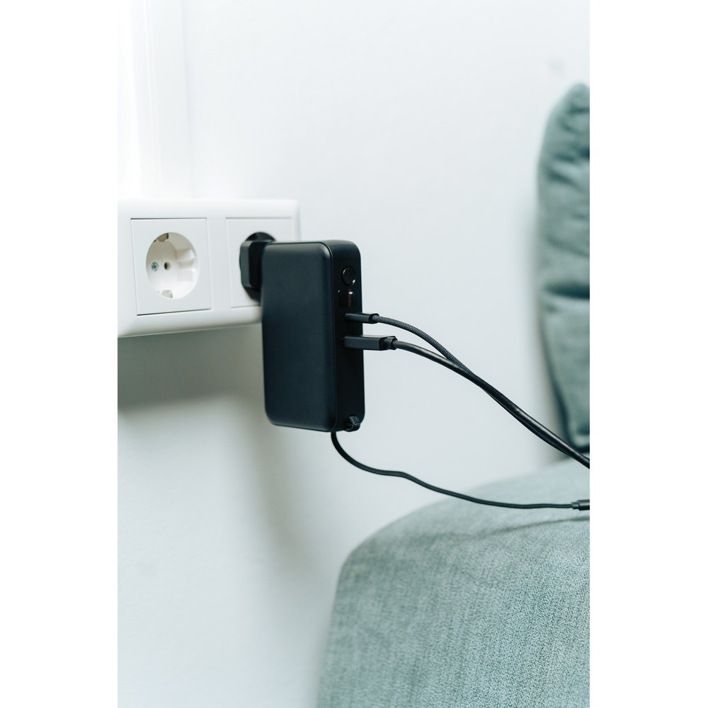Ładowarka 2 w 1, power bank do laptopa 10000 mAh, 65W Eureka