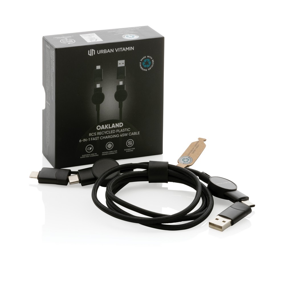 Kabel do ładowania 6 w 1 45W Urban Vitamin Oakland
