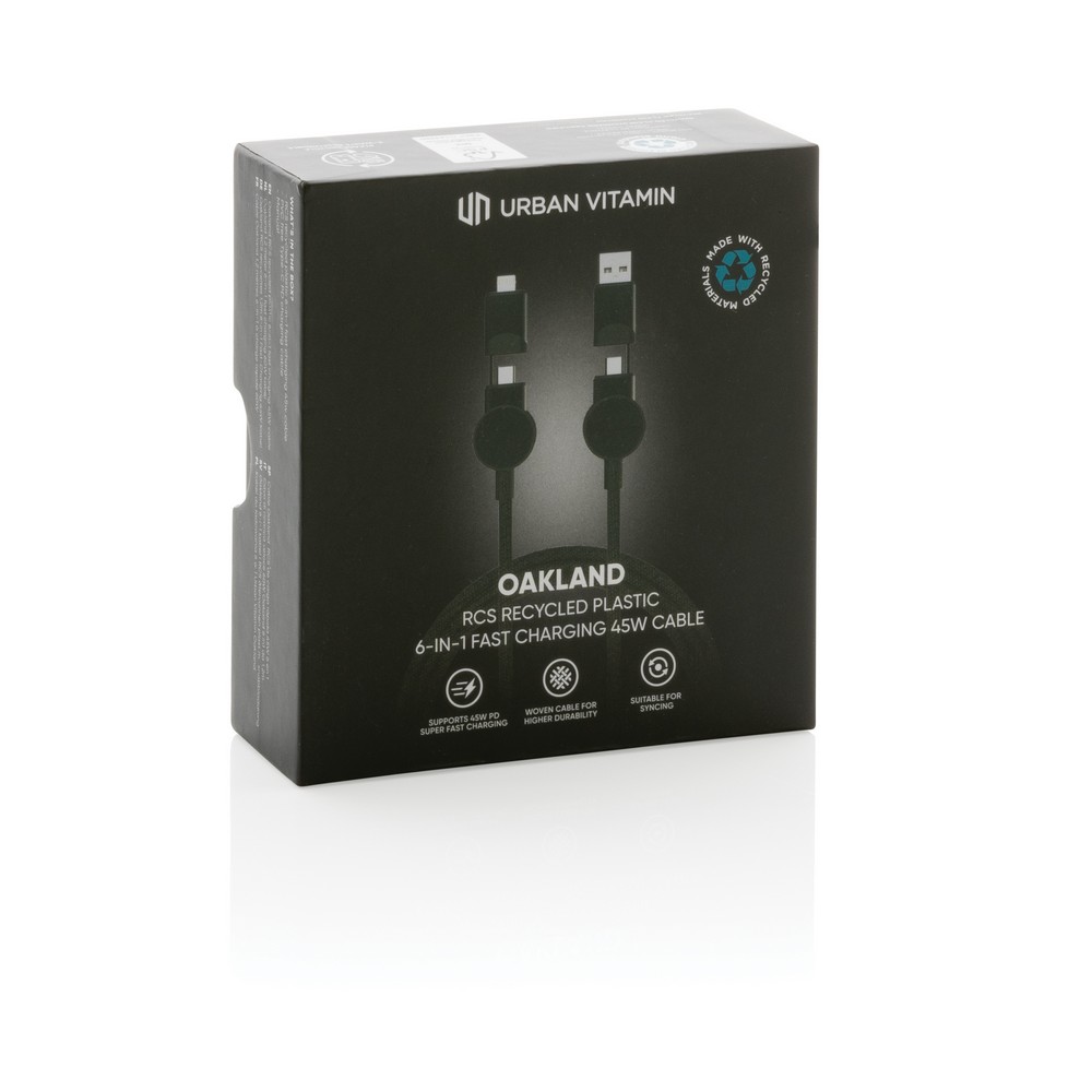 Kabel do ładowania 6 w 1 45W Urban Vitamin Oakland