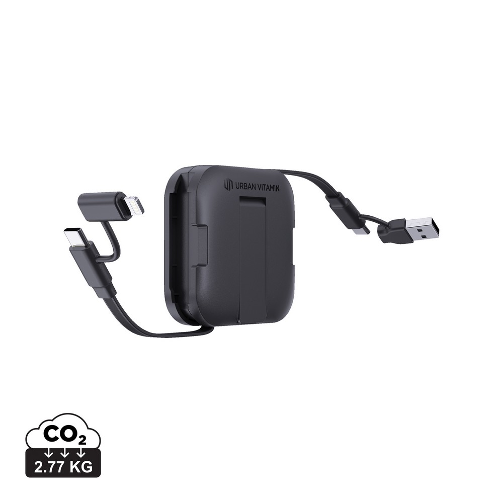 Zwijany kabel do ładowania, stojak na telefon Urban Vitamin San Jose