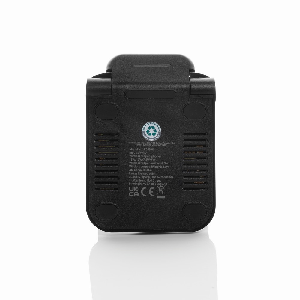 Ładowarka bezprzewodowa 3 w 1, 15W Powerpal