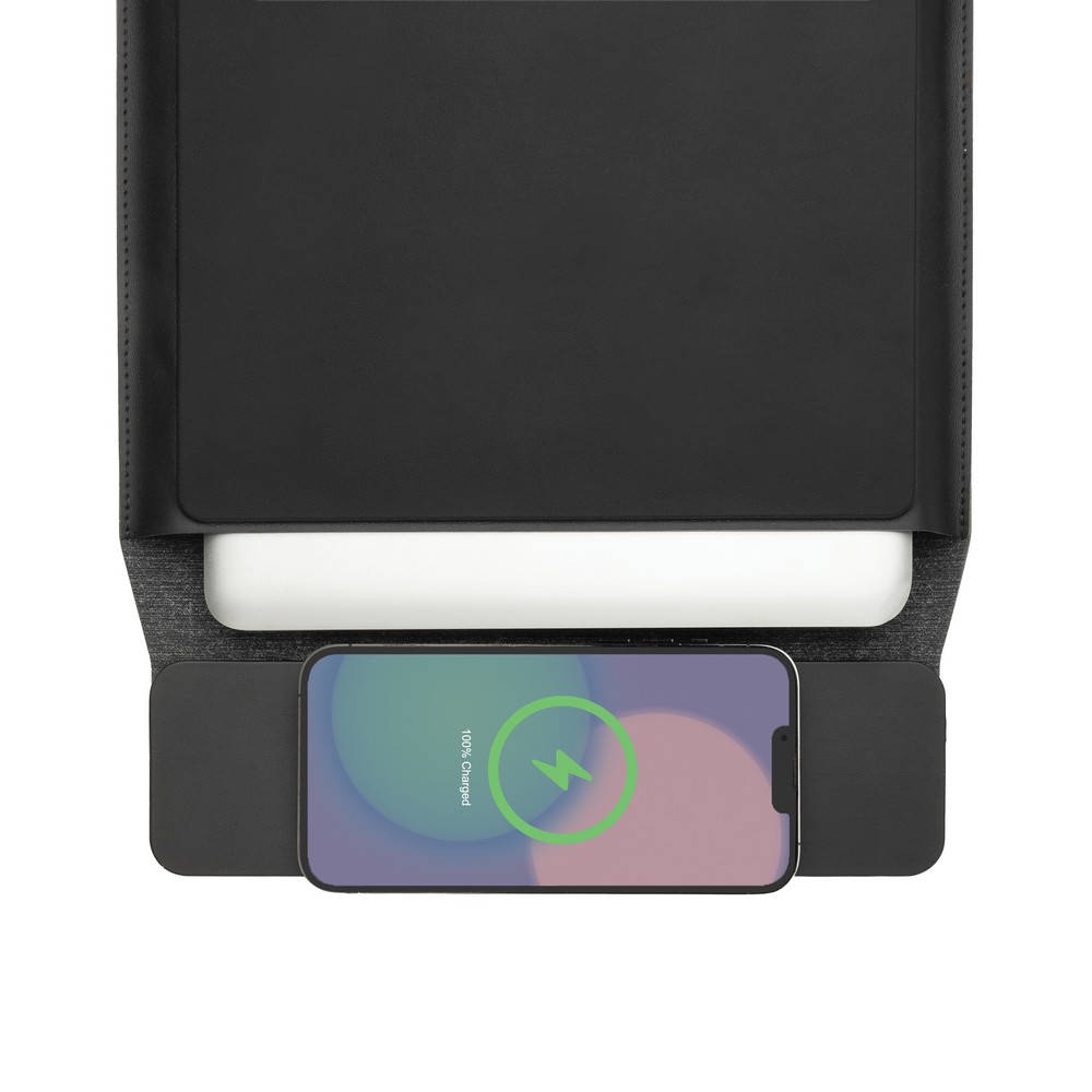 Pokrowiec na laptopa 15,6″, magnetyczna ładowarka bezprzewodowa 15W Swiss Peak