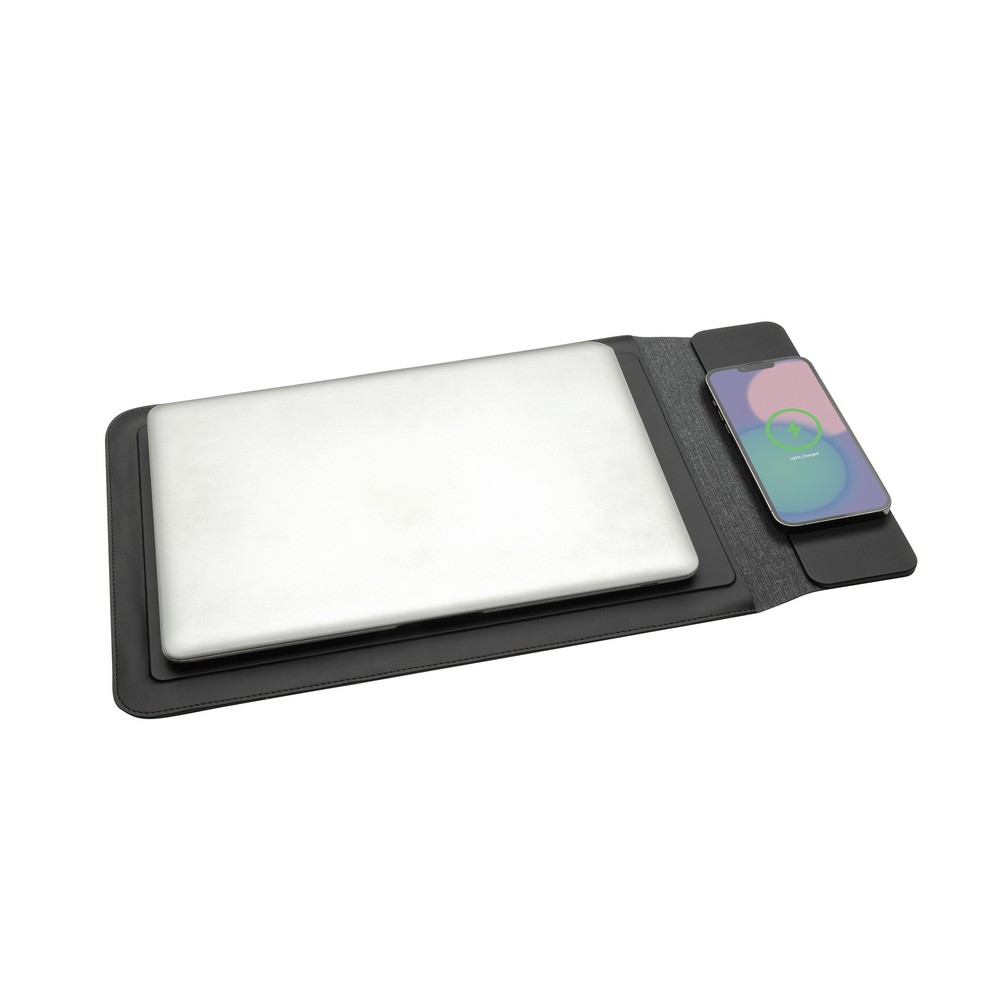 Pokrowiec na laptopa 15,6″, magnetyczna ładowarka bezprzewodowa 15W Swiss Peak