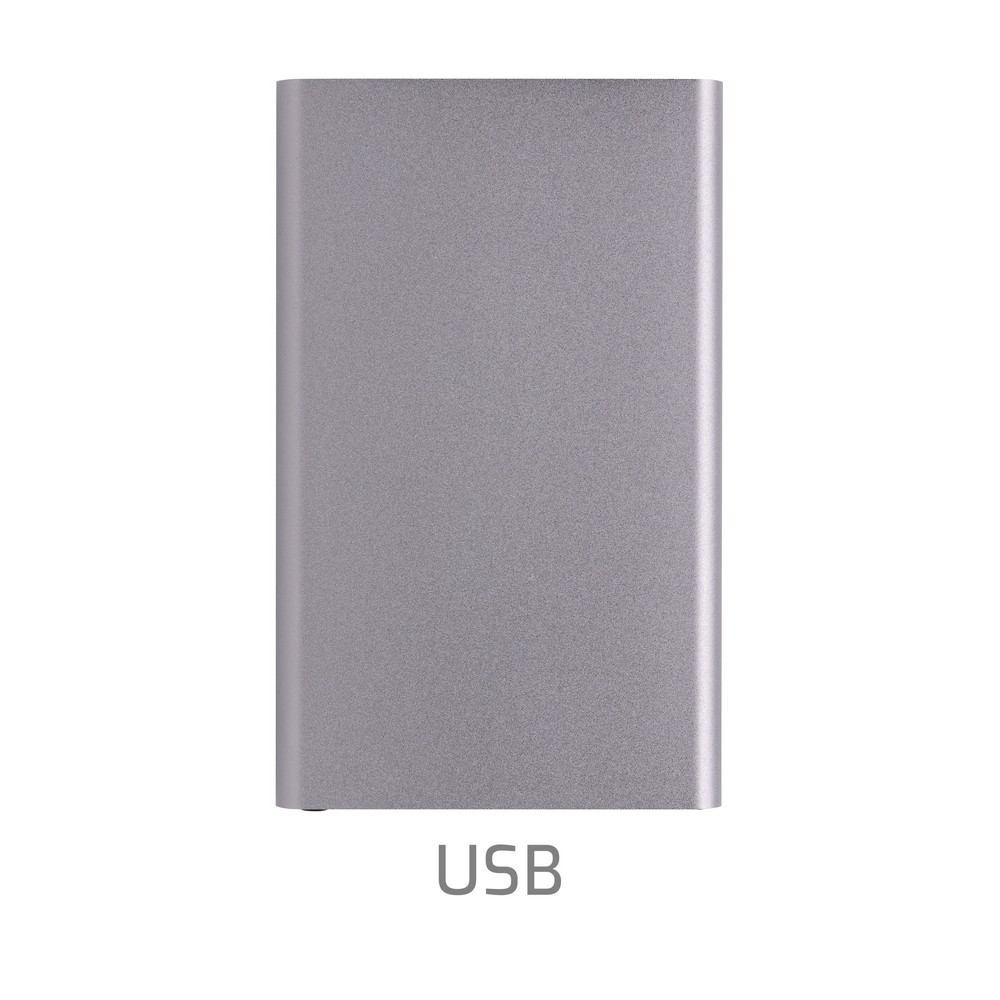 Power bank 4000 mAh z aluminium z recyklingu