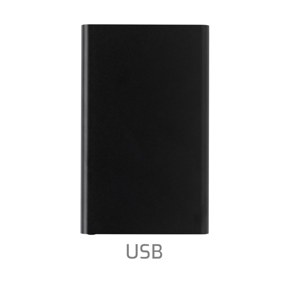 Power bank 4000 mAh z aluminium z recyklingu
