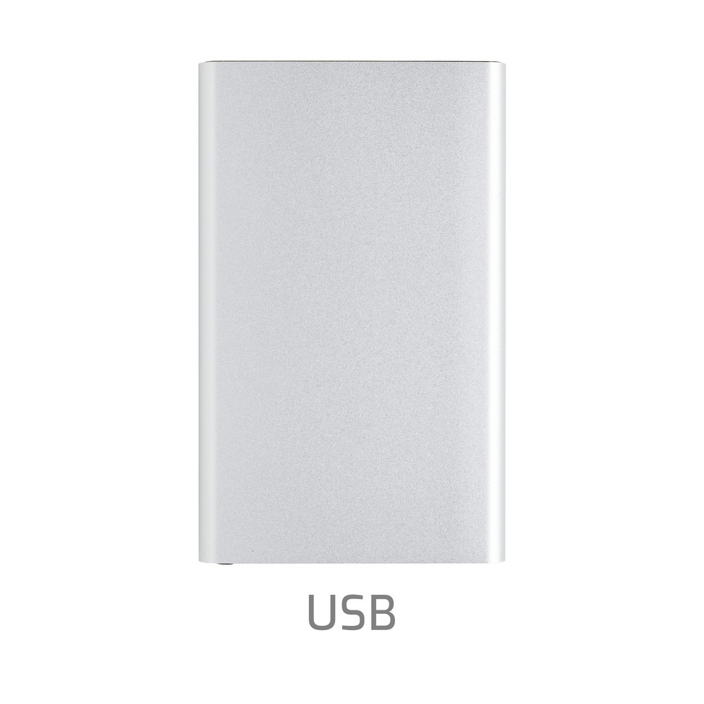 Power bank 4000 mAh z aluminium z recyklingu