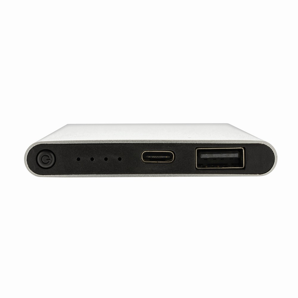 Power bank 4000 mAh z aluminium z recyklingu
