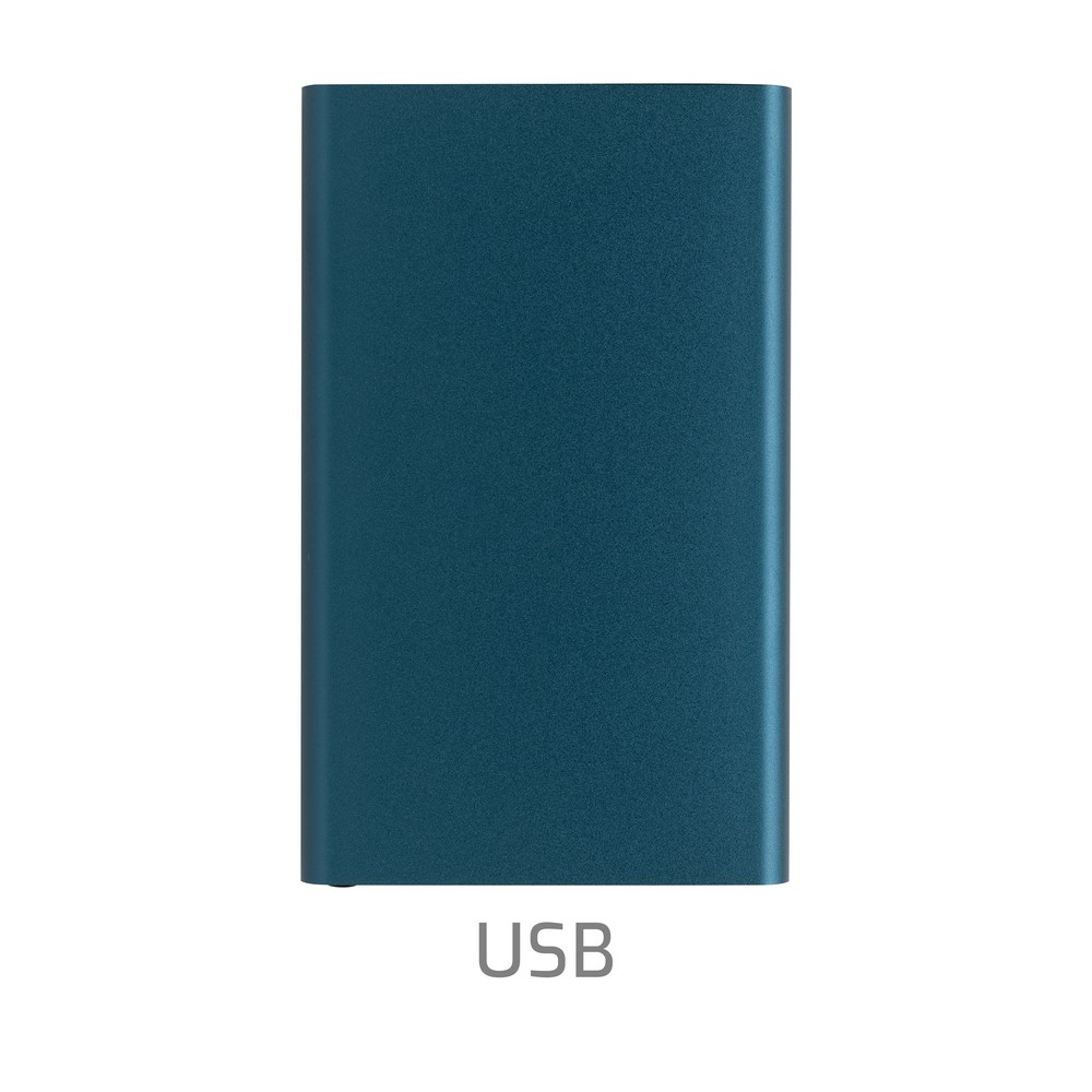 Power bank 4000 mAh z aluminium z recyklingu