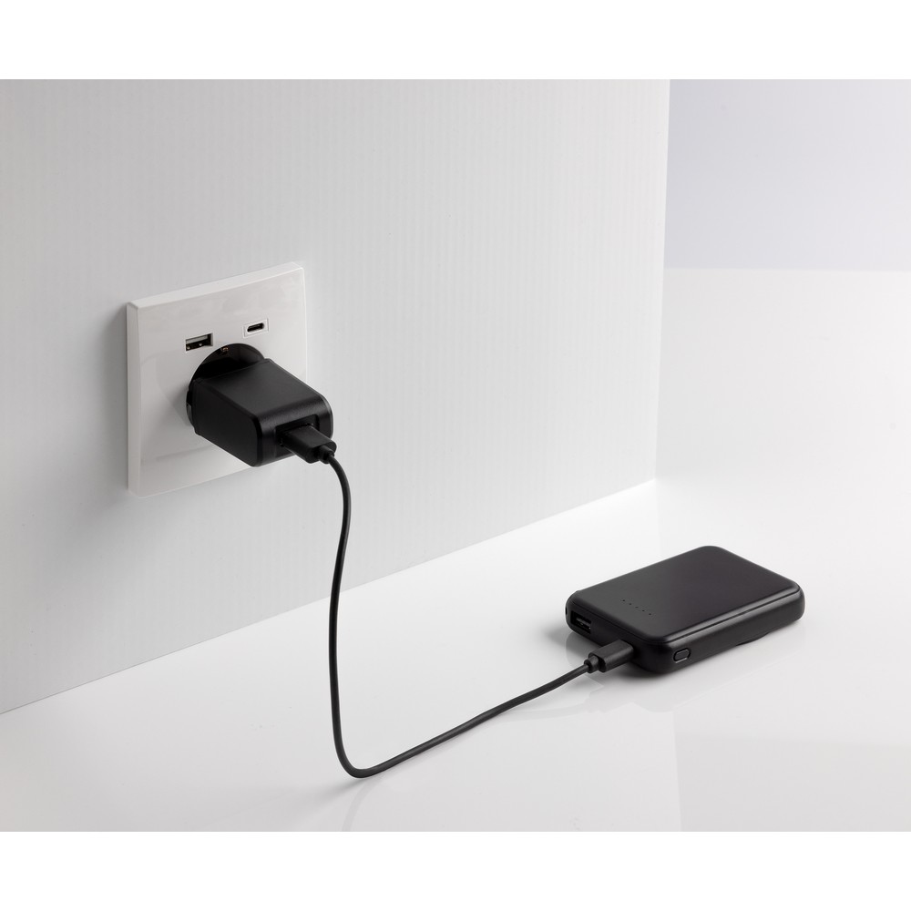 Magnetyczny bezprzewodowy power bank 5000 mAh, 5W Stellar