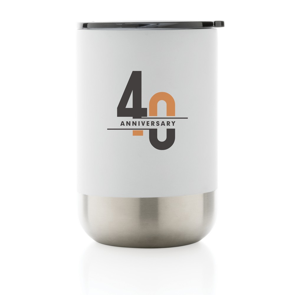 Kubek termiczny 360 ml, stal nierdzewna z recyklingu