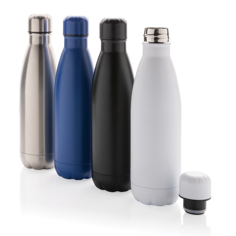 Butelka sportowa 500 ml Eureka, stal nierdzewna z recyklingu