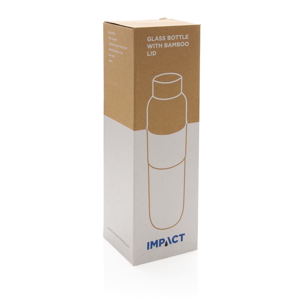 Szklana butelka 750 ml w pokrowcu