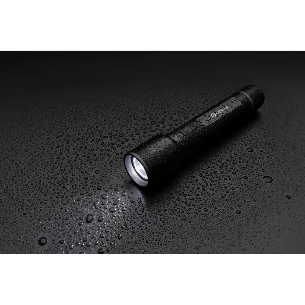 Latarka Gear X, ładowana przez USB, aluminium z recyklingu