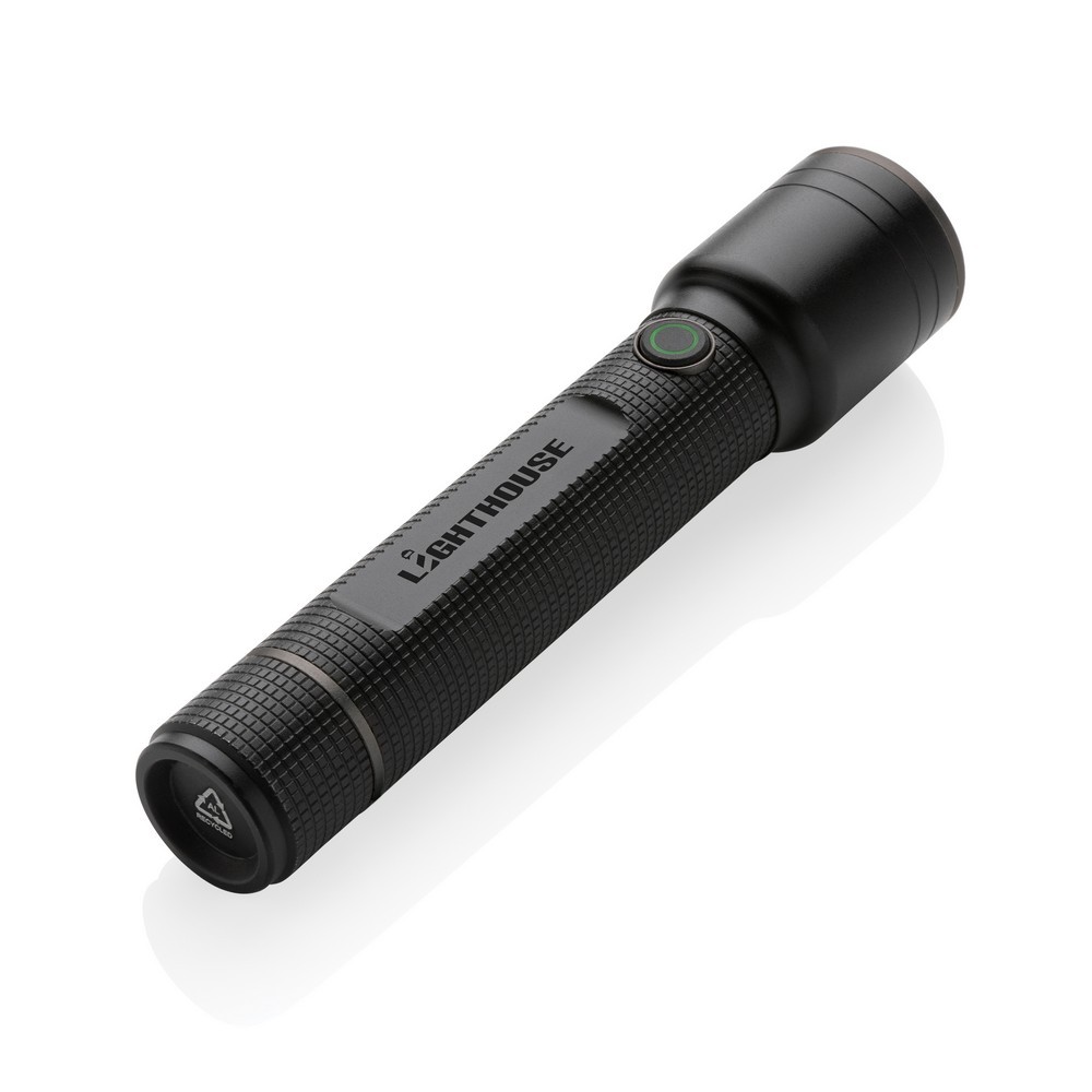 Latarka Gear X, ładowana przez USB, aluminium z recyklingu