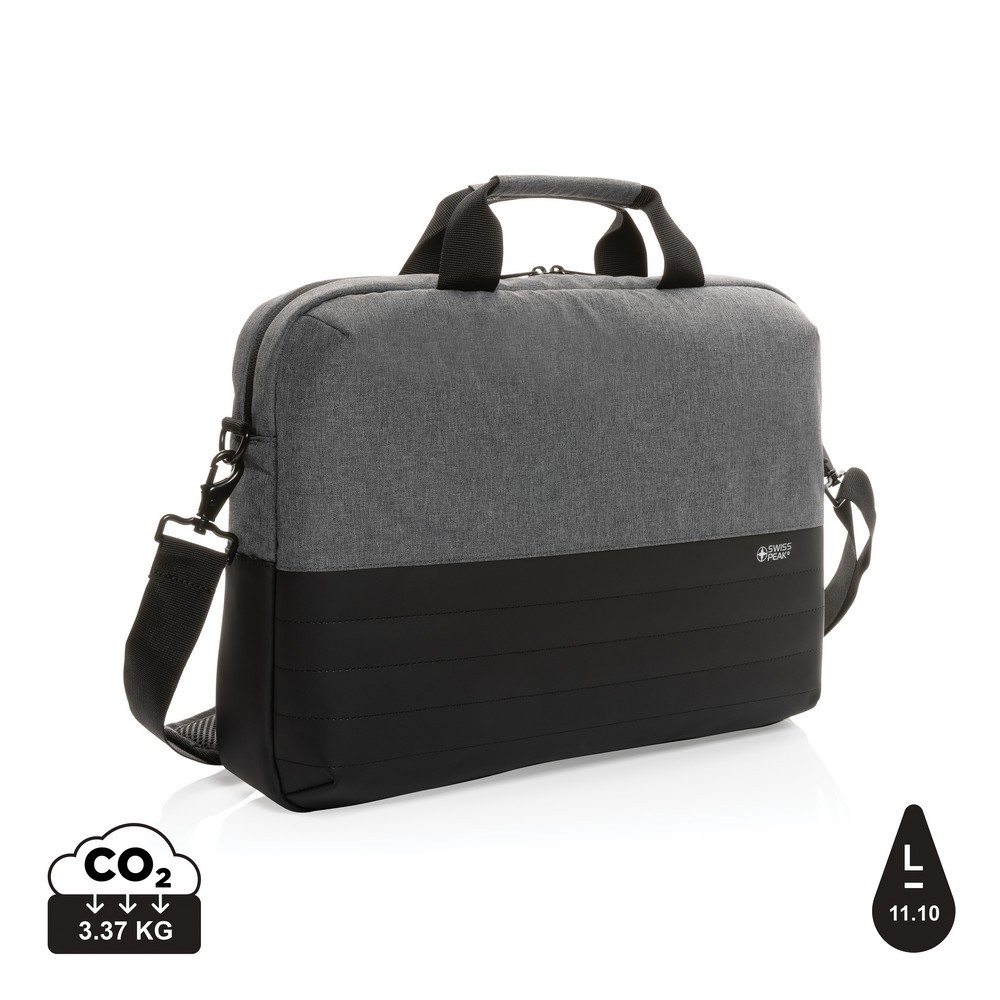 Torba na laptopa 15,6″ Swiss Peak AWARE™, ochrona RFID