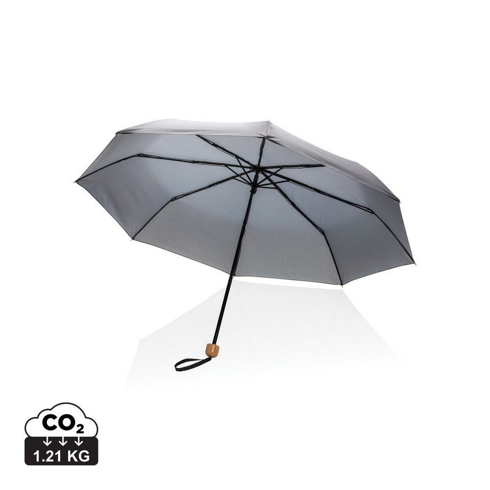 Mały bambusowy parasol 20.5″ AWARE™ RPET