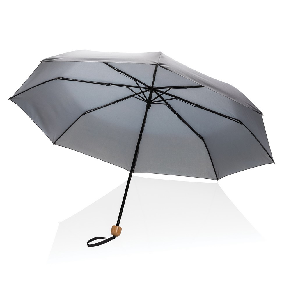 Mały bambusowy parasol 20.5″ AWARE™ RPET