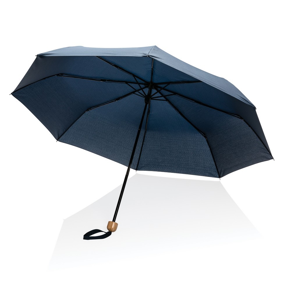 Mały bambusowy parasol 20.5″ AWARE™ RPET