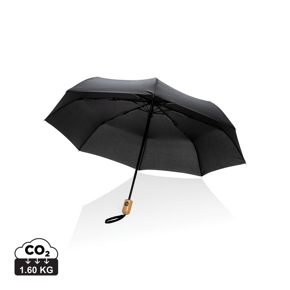 Bambusowy parasol automatyczny 21″ AWARE™ RPET