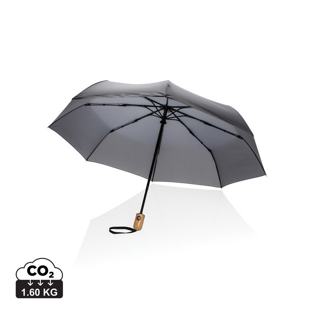 Bambusowy parasol automatyczny 21″ AWARE™ RPET