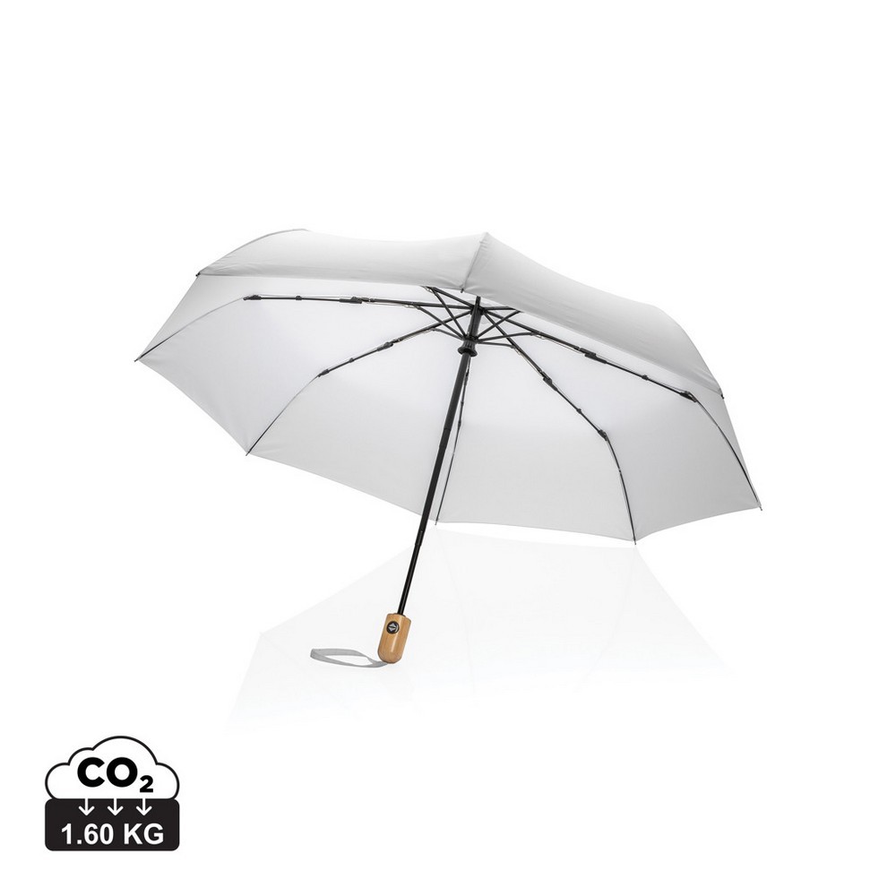 Bambusowy parasol automatyczny 21″ AWARE™ RPET