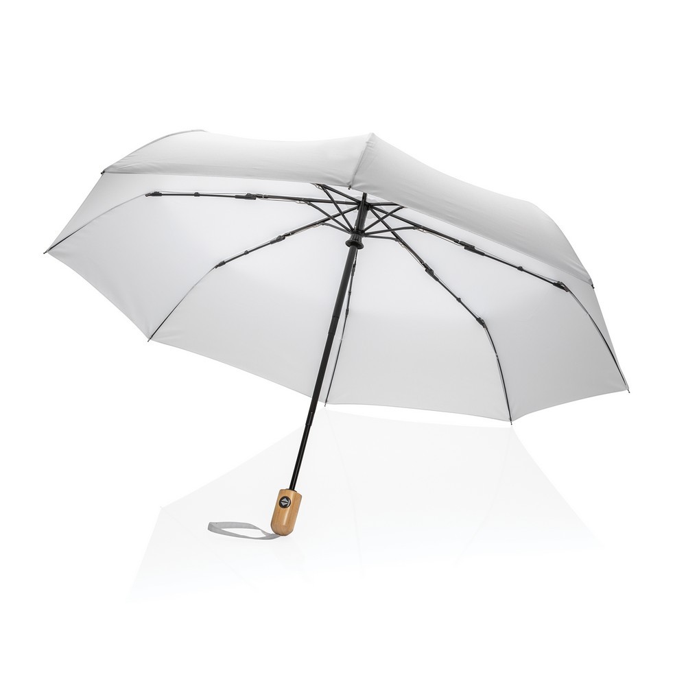 Bambusowy parasol automatyczny 21″ AWARE™ RPET