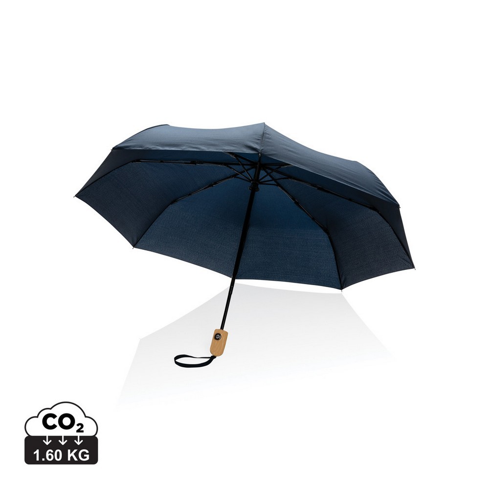 Bambusowy parasol automatyczny 21″ AWARE™ RPET
