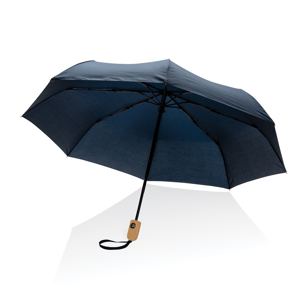 Bambusowy parasol automatyczny 21″ AWARE™ RPET