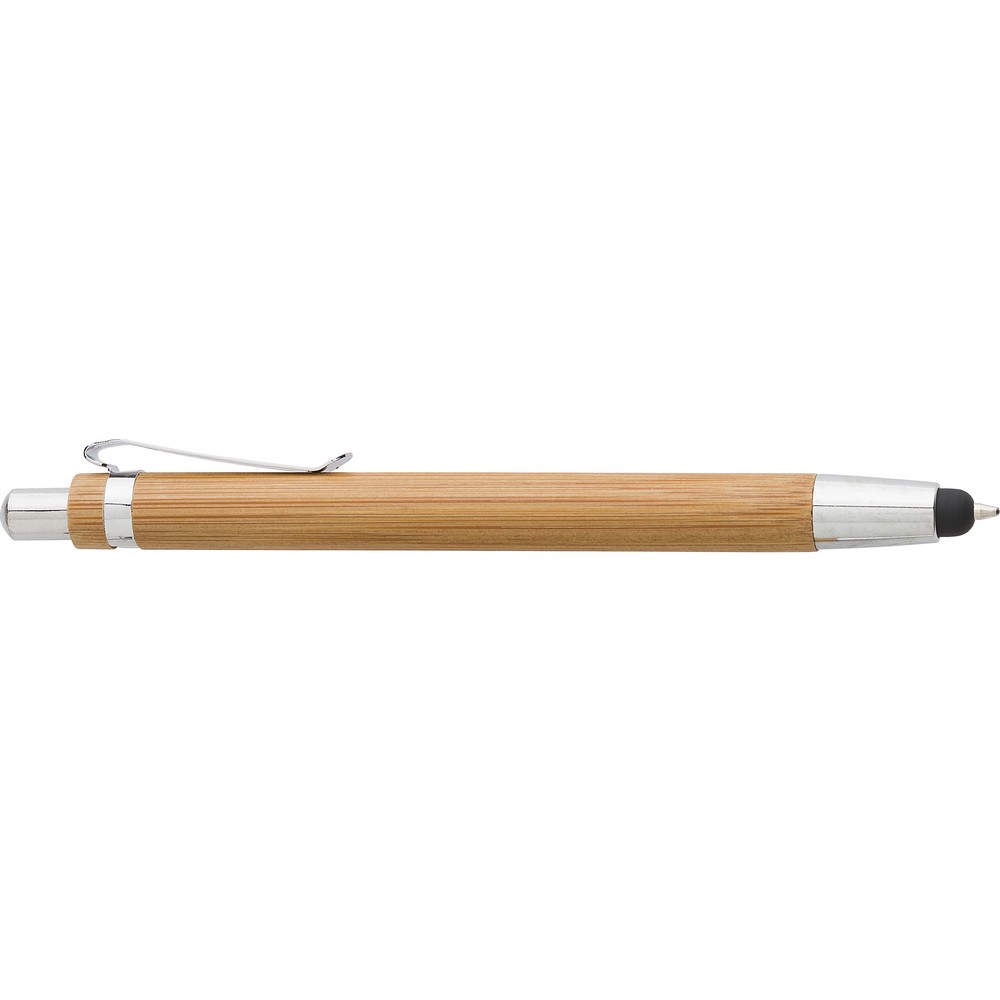 Bambusowy zestaw piśmienniczy, długopis touch pen i ołówek mechaniczny