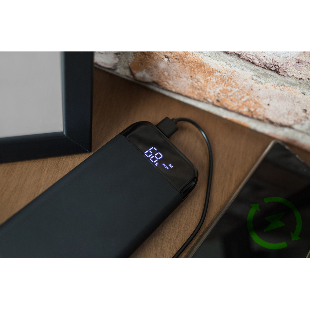 Bezprzewodowy power bank 10000 mAh Exclusive Collection, ładowarka bezprzewodowa 5W-15W | Cory