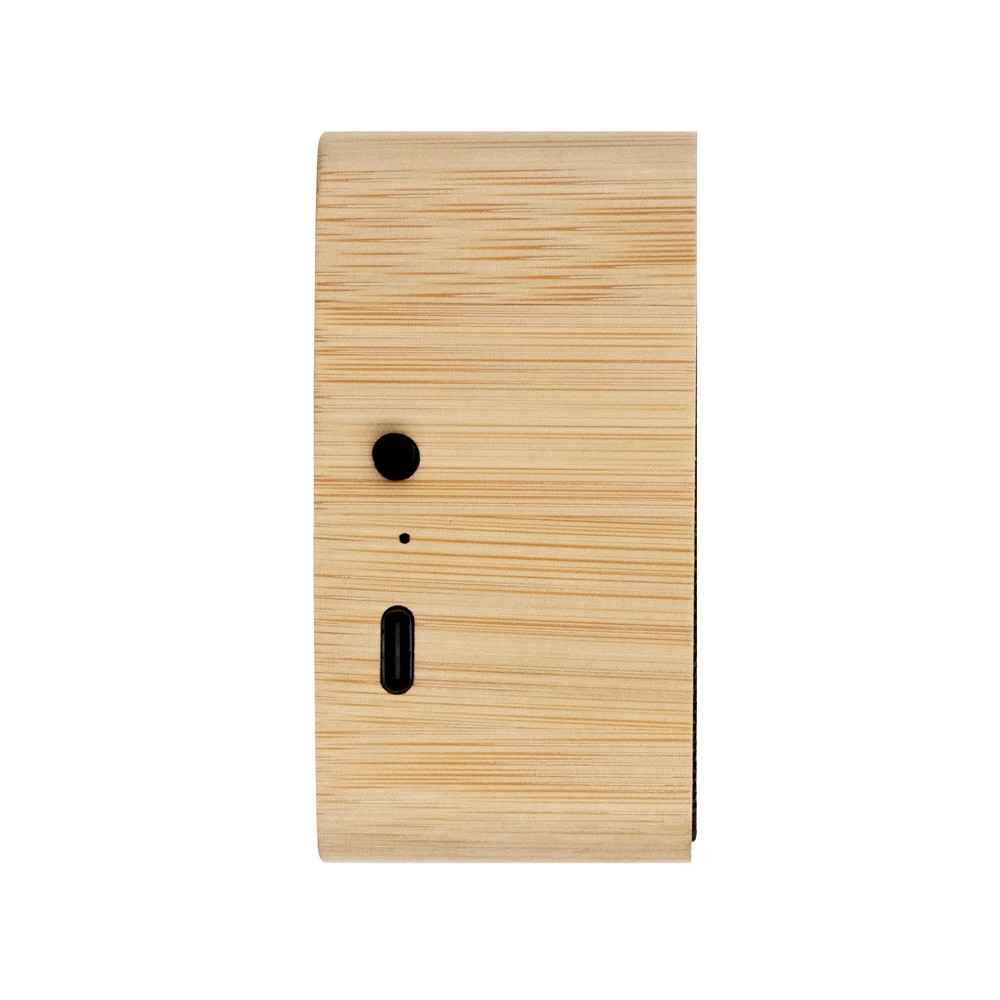 Bambusowy głośnik bezprzewodowy 3W B’RIGHT, panel słoneczny | Androwe