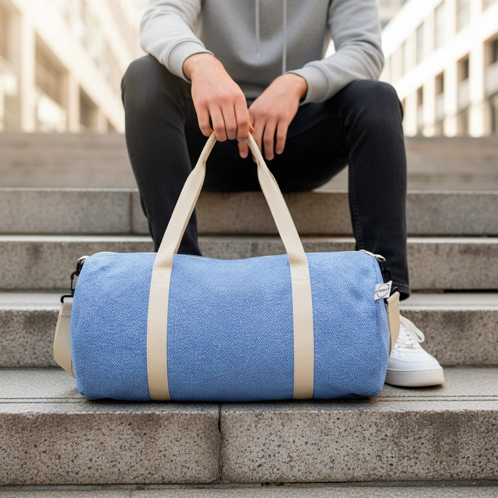 Torba sportowa, podróżna B’RIGHT z bawełny z recyklingu i poliestru z recyklingu | Asha
