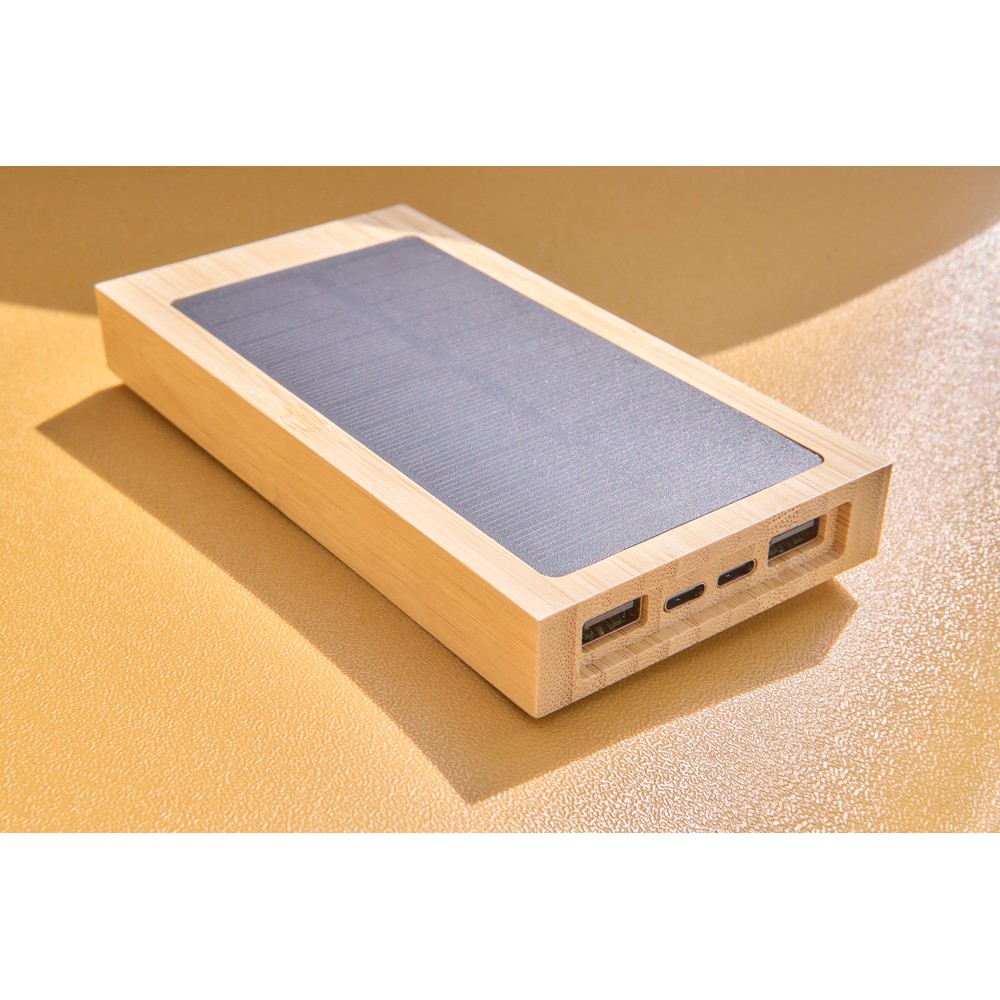 Power bank 10000 mAh z ładowarką słoneczną