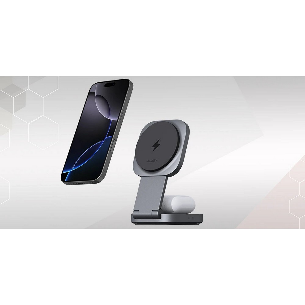 Magnetyczna ładowarka bezprzewodowa 15W Aukey