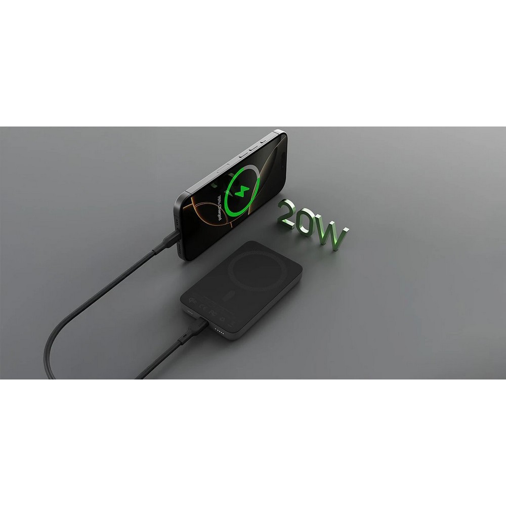 Magnetyczny, bezprzewodowy power bank 10000 mAh Aukey