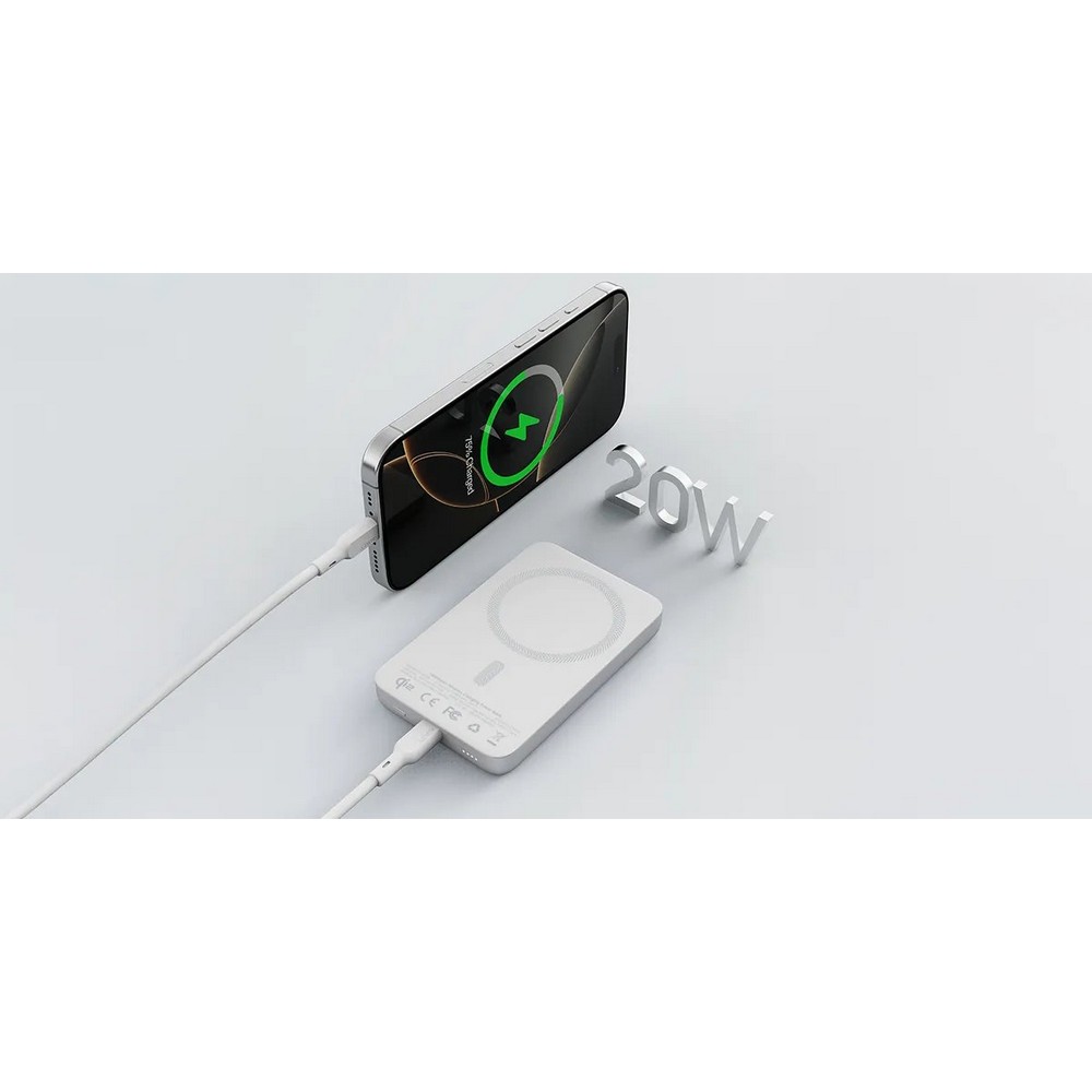 Magnetyczny, bezprzewodowy power bank 10000 mAh Aukey