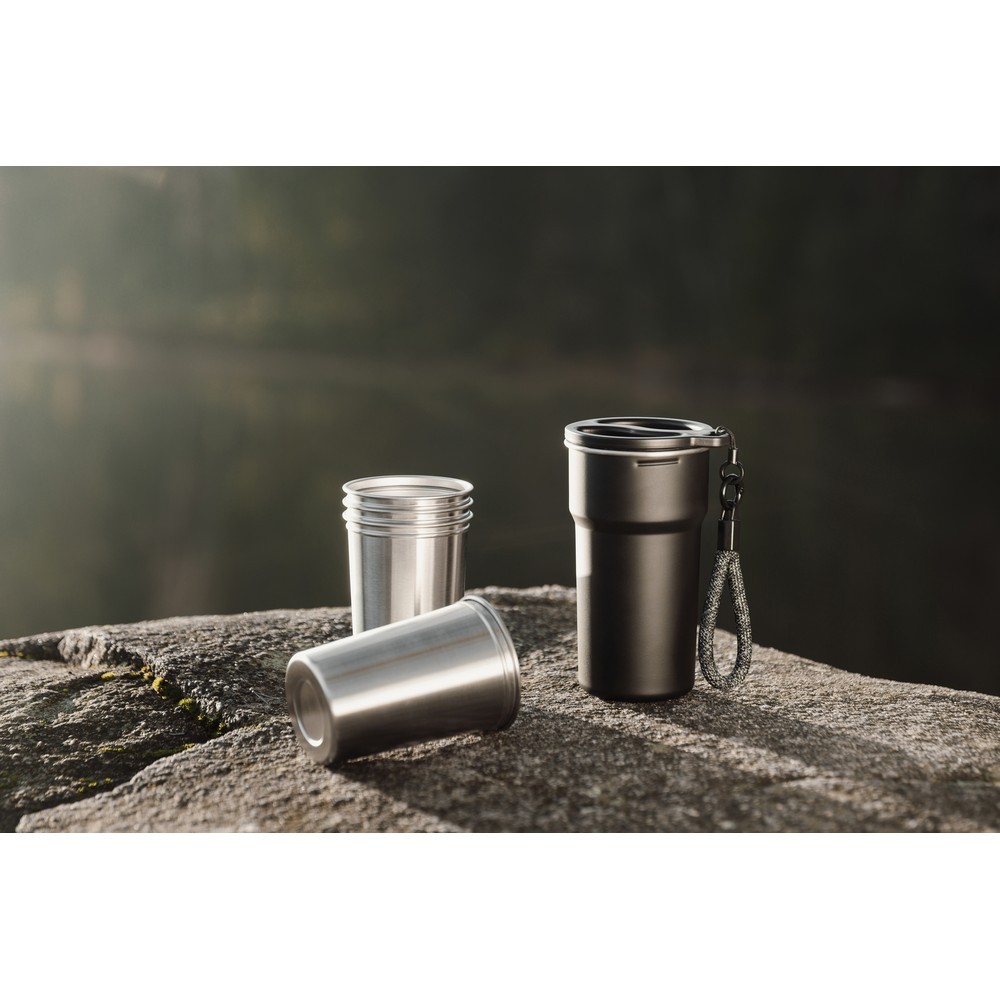 Zestaw kubków podróżnych 250 ml VINGA Parks, 4 el.