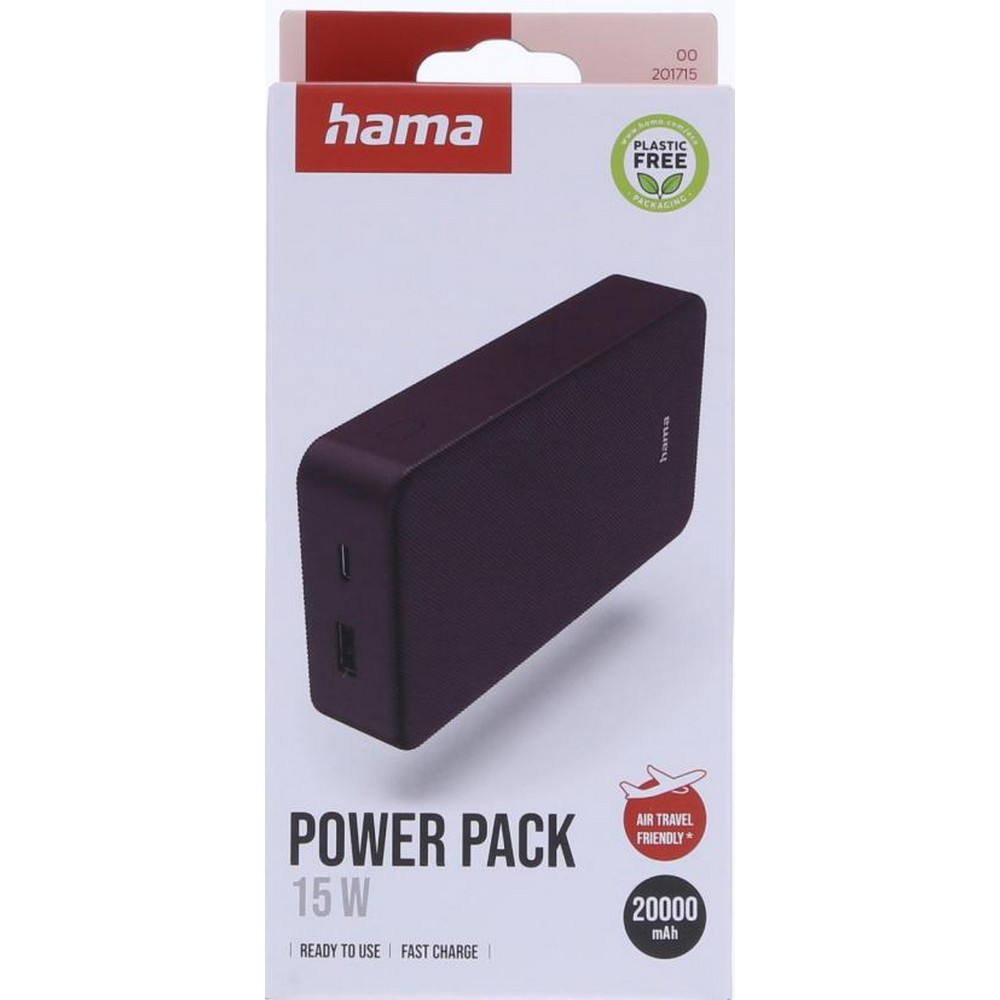 Power bank 20000 mAh Hama Power Pack