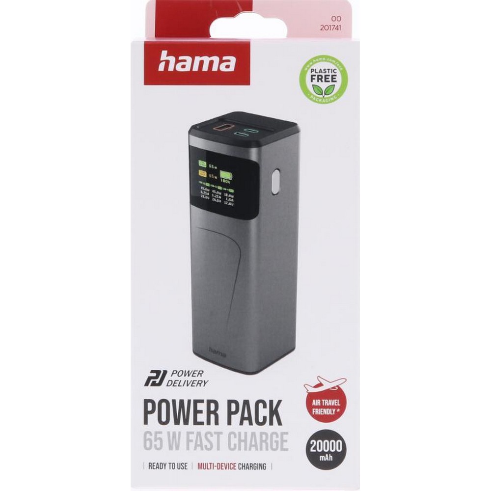 Power bank 20000 mAh Hama High Power 65W