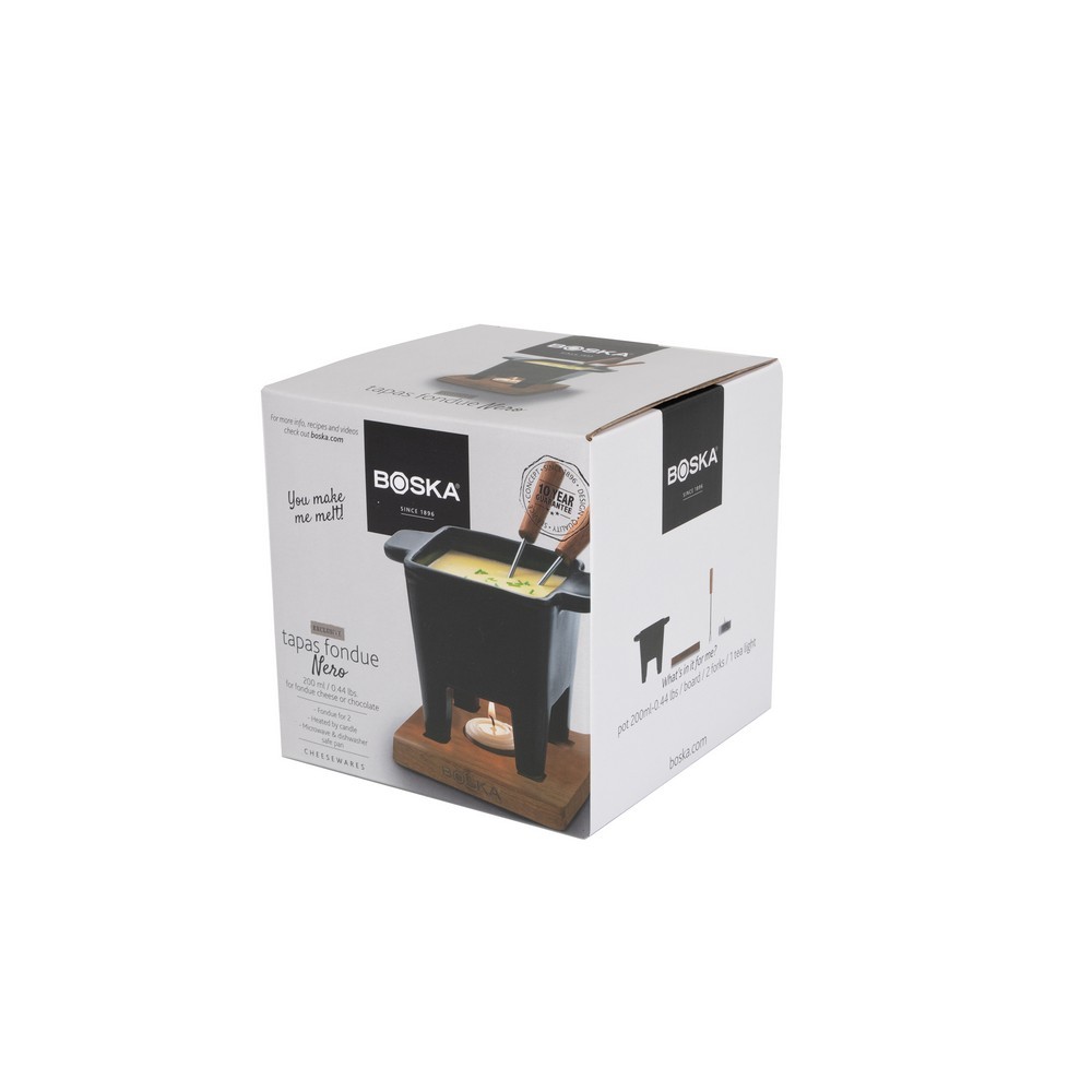 Zestaw do serwowania fondue BOSKA Tapas Fondue Nero
