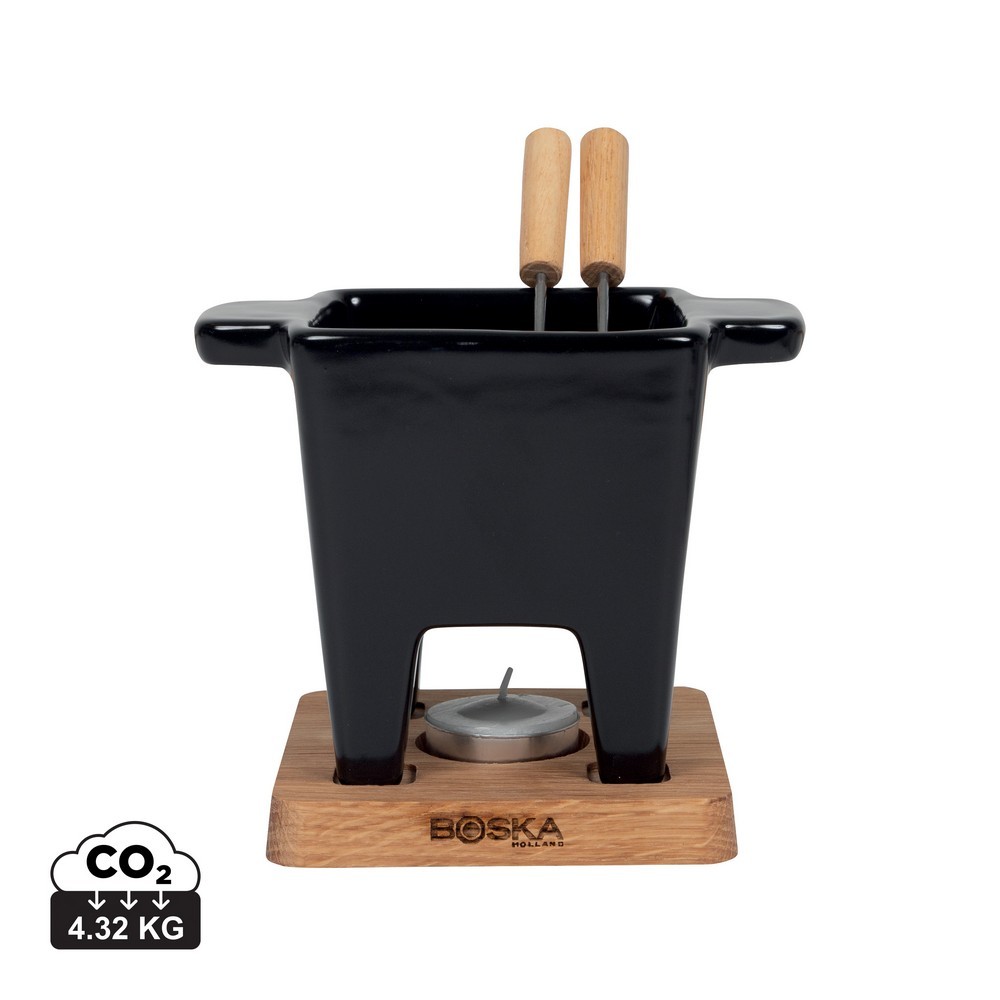 Zestaw do serwowania fondue BOSKA Tapas Fondue Nero