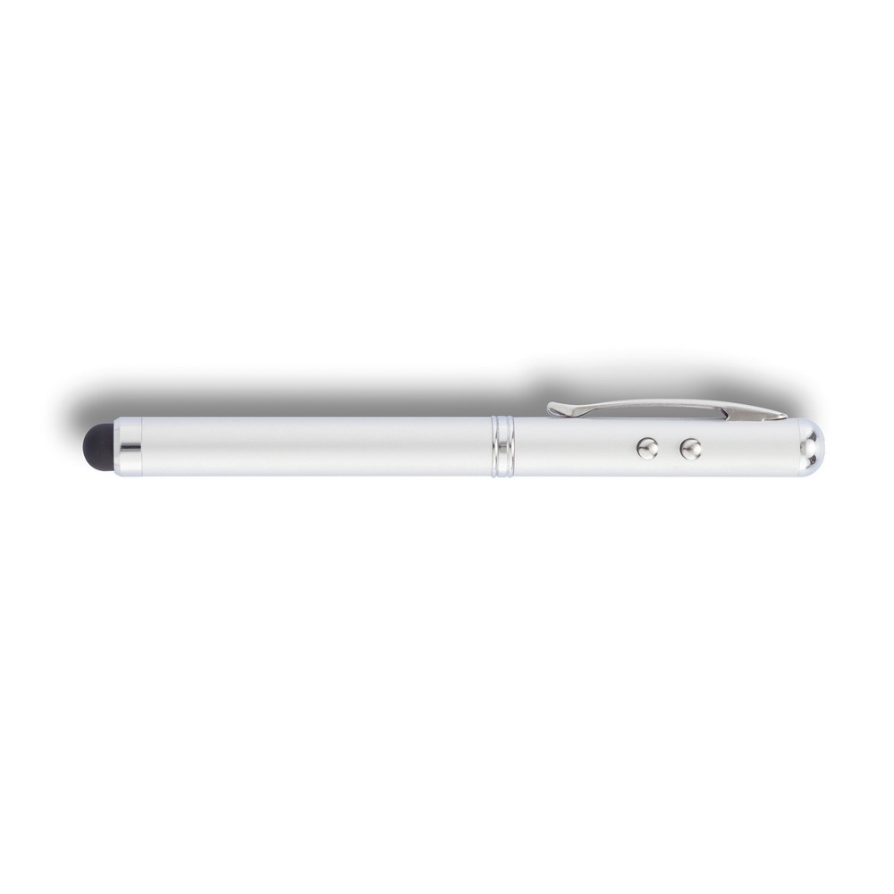 Długopis 4 w 1, touch pen, wskaźnik laserowy, latarka