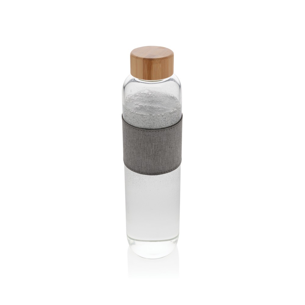 Szklana butelka 750 ml w pokrowcu